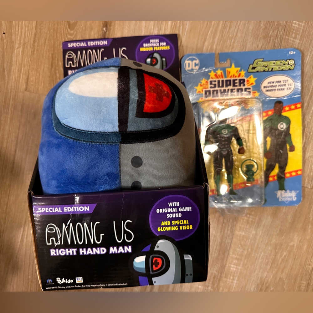 Among Us Right Hand Man Plush+ Green Lantern